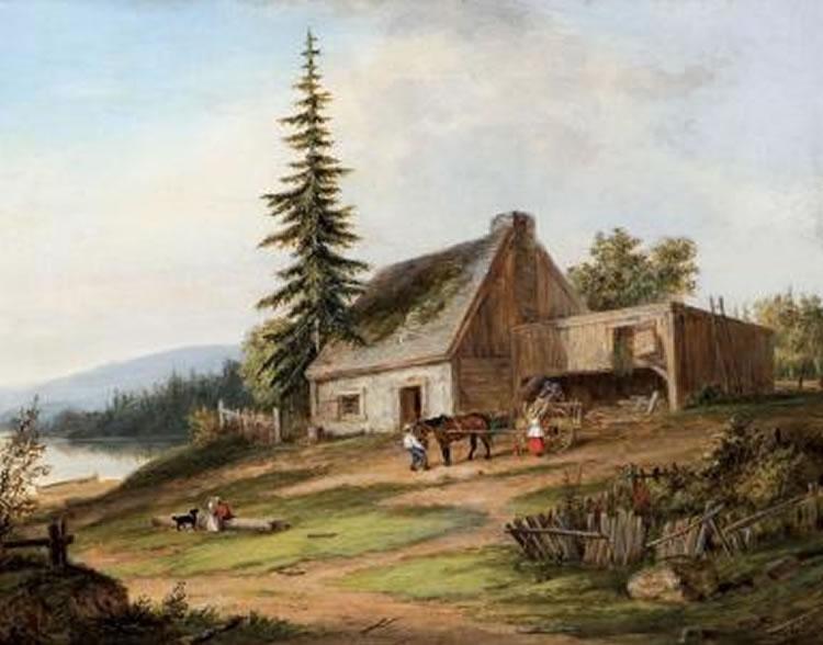 Cornelius Krieghoff A Pioneer Homestead